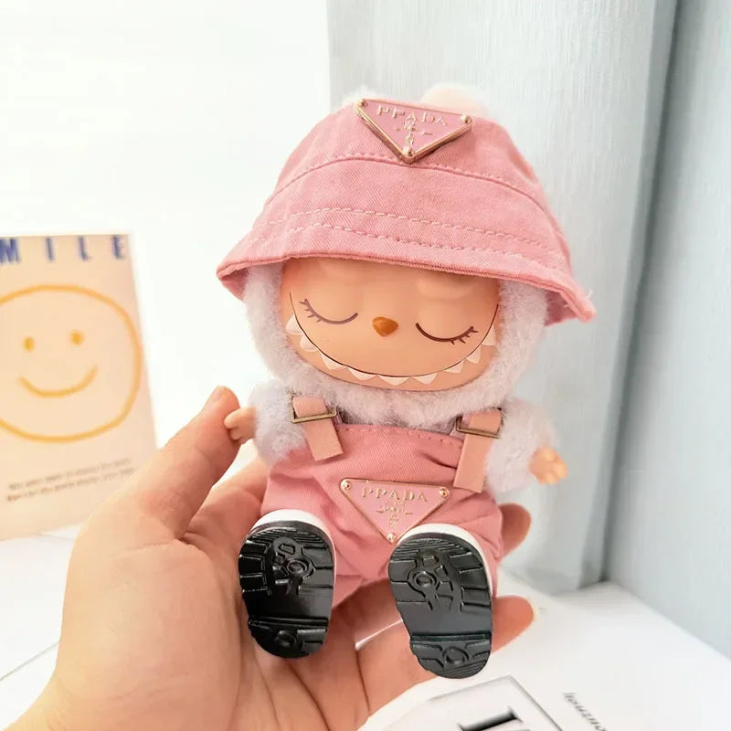 The Monsters Labubu Fashion Outfit - Prada style pink