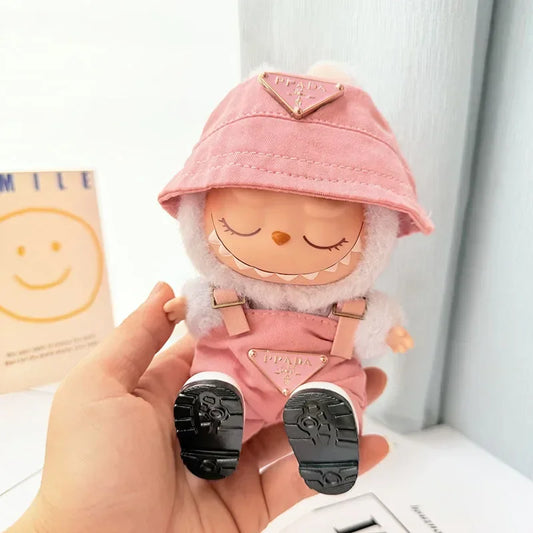 The Monsters Labubu Fashion Outfit - Prada style pink