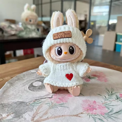 The Monsters Labubu Fashion Outfit - Heart sweater