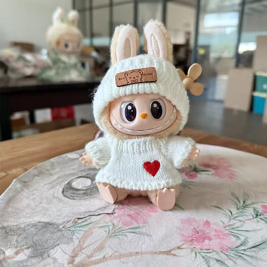 The Monsters Labubu Fashion Outfit - Heart sweater