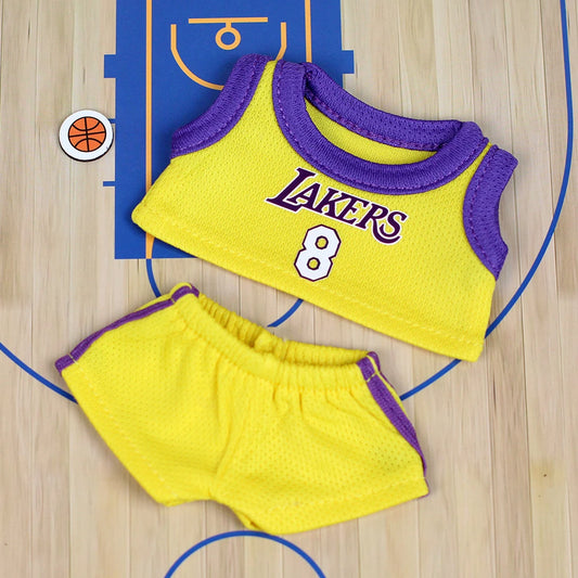 The Monsters Labubu Fashion Outfit - Lakers basket jersey