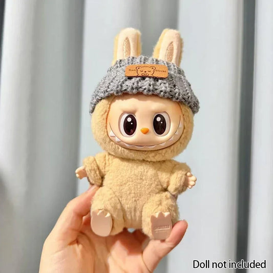 The Monsters Labubu Fashion Accessories - Grey beanie