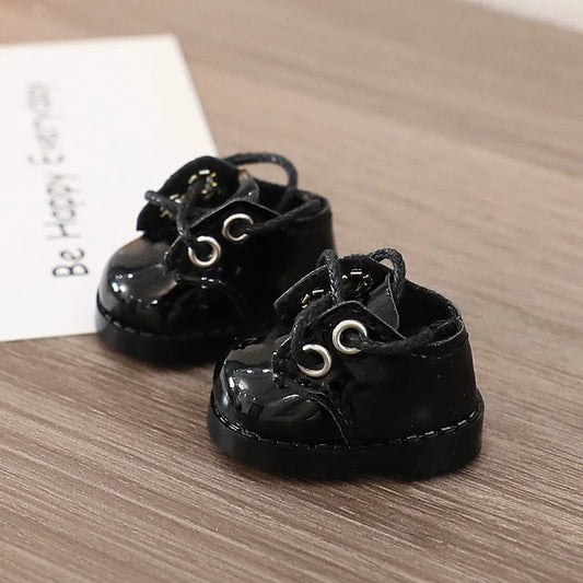 The Monsters Labubu Fashion Shoes - Leather black