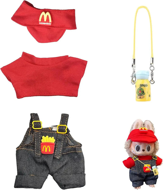 The Monsters Labubu Fashion Outfit - McDonald’s set