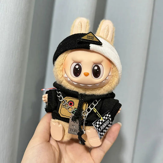 The Monsters Labubu Fashion Outfit - Chain black
