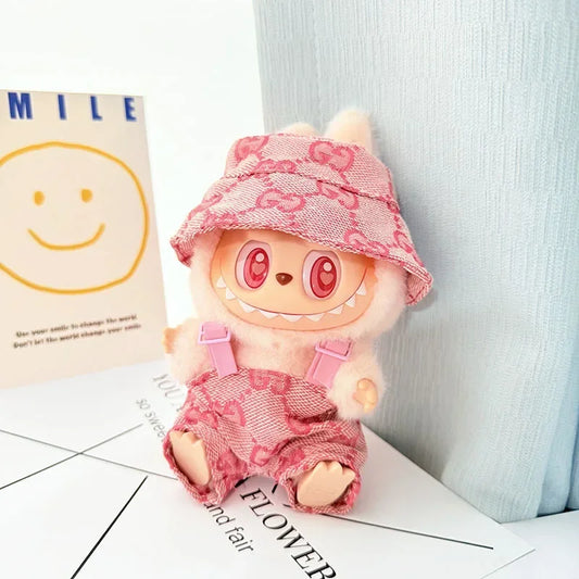 The Monsters Labubu Fashion Outfit - Gucci style pink