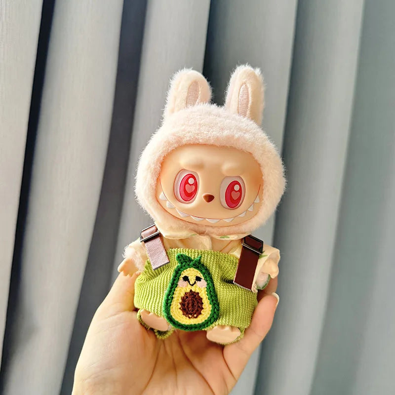 Tenue de mode Monsters Labubu - Salopette avocat