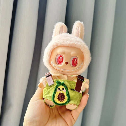 The Monsters Labubu Fashion Outfit - Avocado overalls