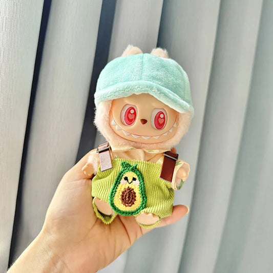 The Monsters Labubu Fashion Outfit - Avocado overalls