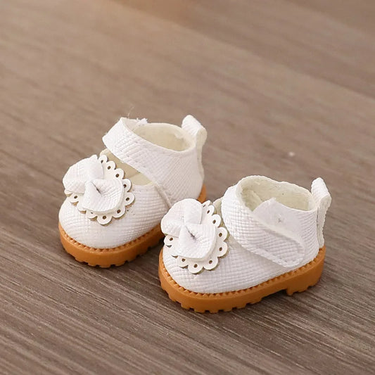 The Monsters Labubu Fashion Shoes - White bow tie