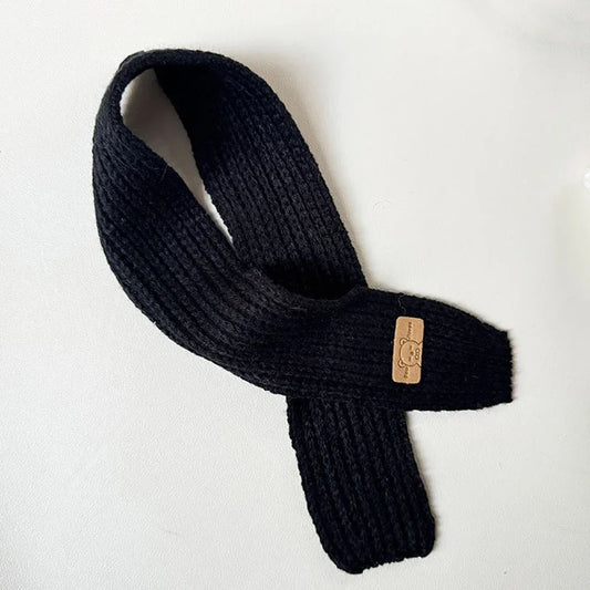The Monsters Labubu Fashion Accessories - Black bear scarf