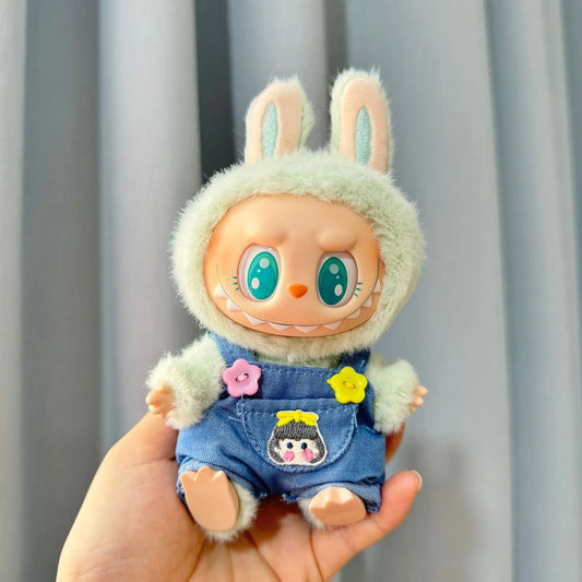Tenue mode Monsters Labubu - Salopette en jean