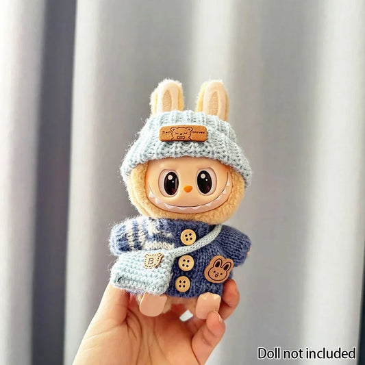 The Monsters Labubu Fashion Outfit - Blue set