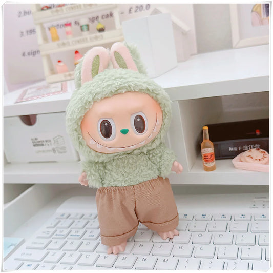 The Monsters Labubu Fashion Clothing - Brown short