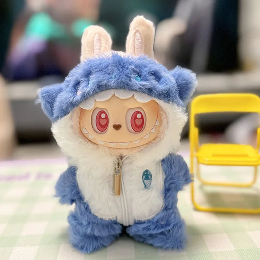 The Monsters Labubu Fashion Outfit - Blue dino