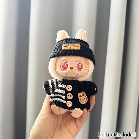 The Monsters Labubu Fashion Outfit - Black sweater