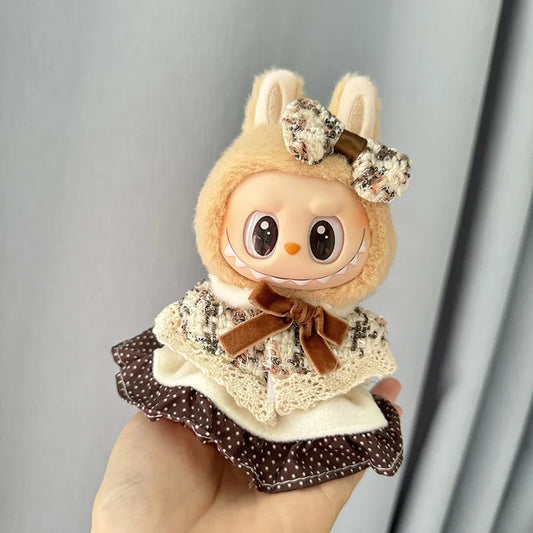 The Monsters Labubu Fashion Outfit - Brown dress