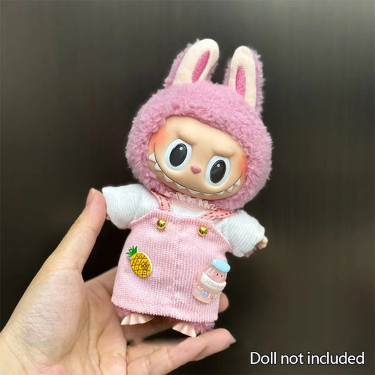 The Monsters Labubu Fashion Outfit - Pink strawberry set