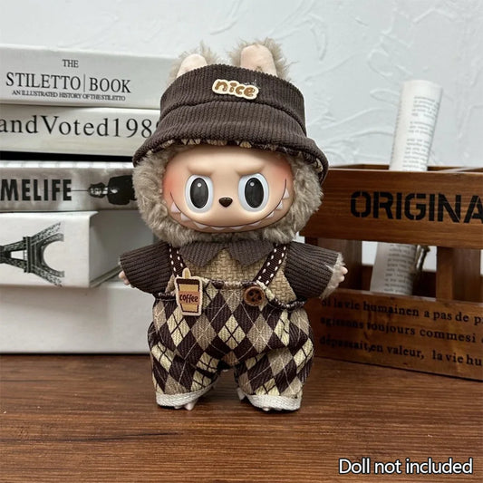 The Monsters Labubu Fashion Outfit - Coffee set