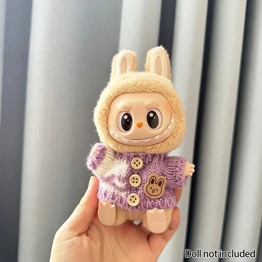Tenue de mode Monsters Labubu - Lapin violet