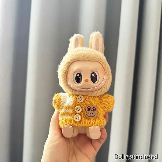 Tenue de mode Monsters Labubu - Lapin jaune