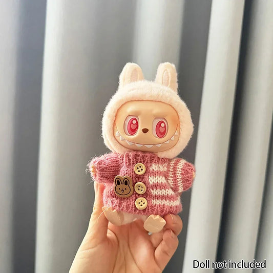 Tenue de mode Labubu des Monstres - Lapin rose