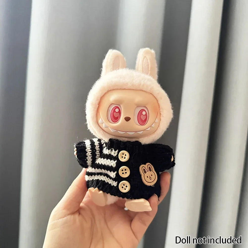 The Monsters Labubu Fashion Outfit - Black rabbit