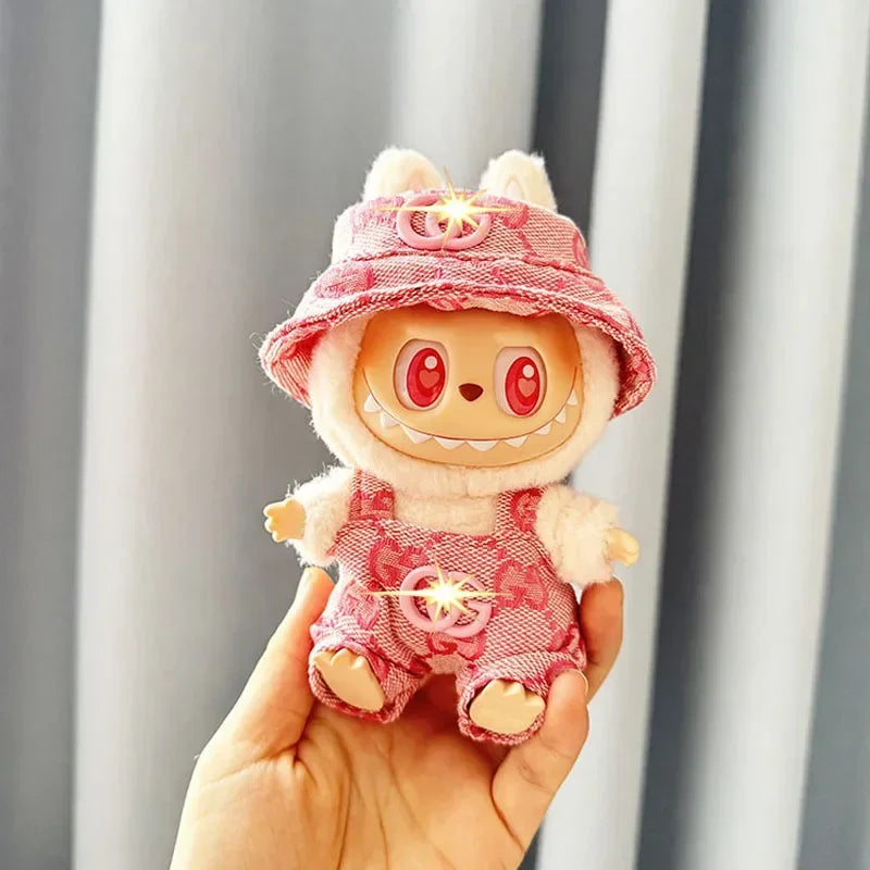 The Monsters Labubu Fashion Outfit - Gucci style pink