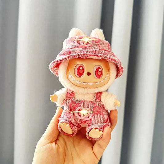 The Monsters Labubu Fashion Outfit - Gucci style pink