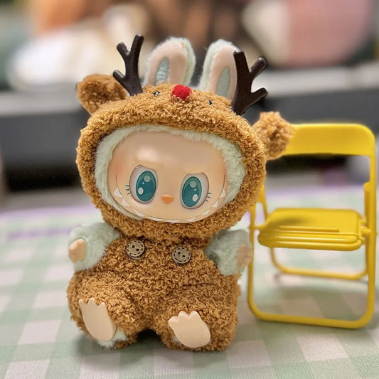 The Monsters Labubu Fashion Outfit - Brown deer