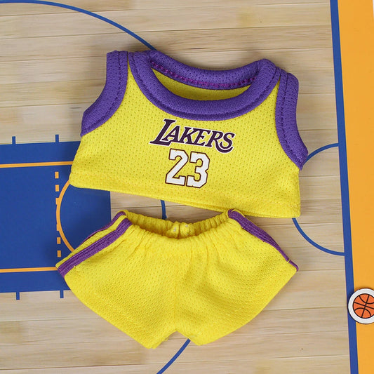 The Monsters Labubu Fashion Outfit - Lakers basket jersey