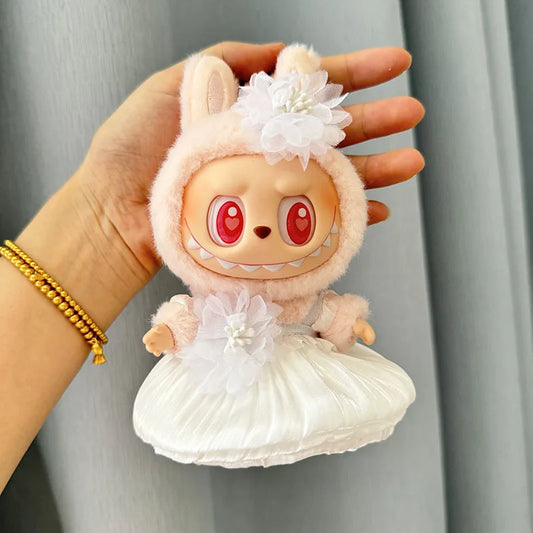Tenue de mode The Monsters Labubu - Robe de mariée
