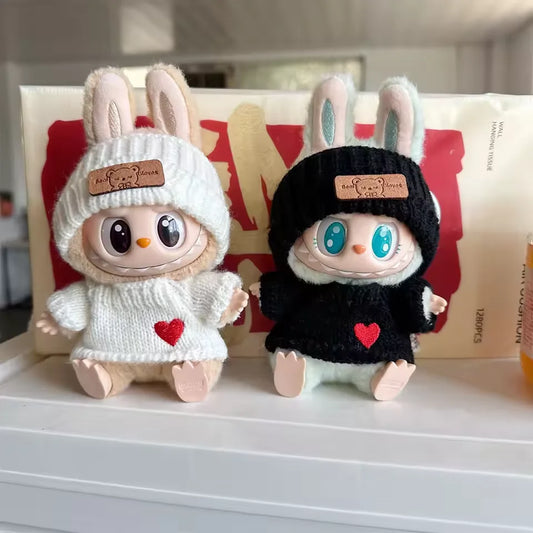 The Monsters Labubu Fashion Outfit - Heart sweater