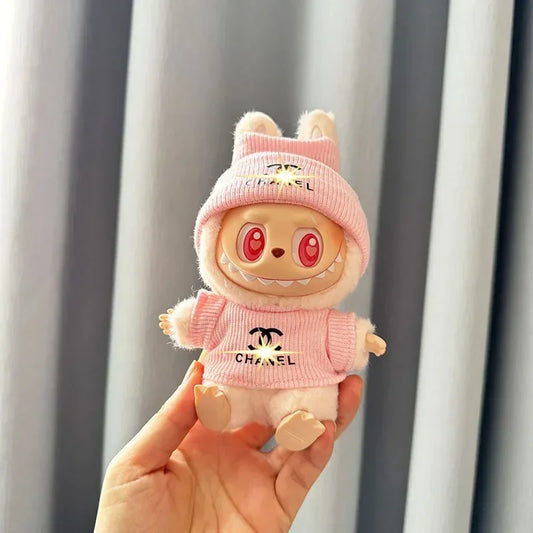 The Monsters Labubu Fashion Outfit - Chanel style pink