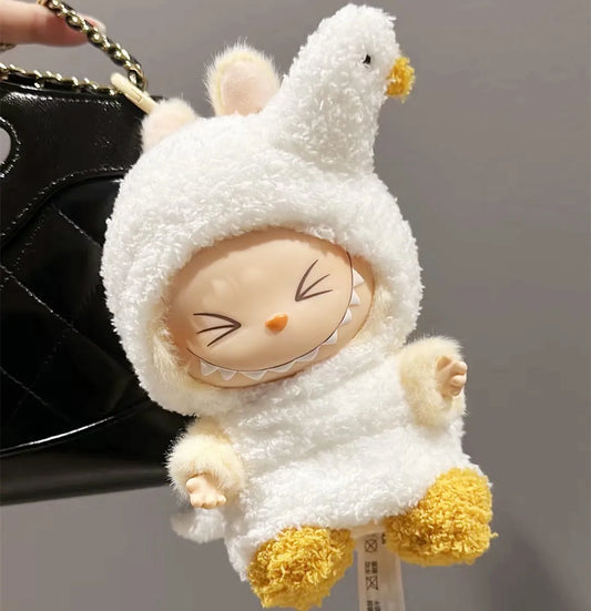 The Monsters Labubu Fashion Outfit - White duck