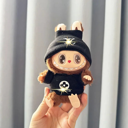 The Monsters Labubu Fashion Outfit - LV style black